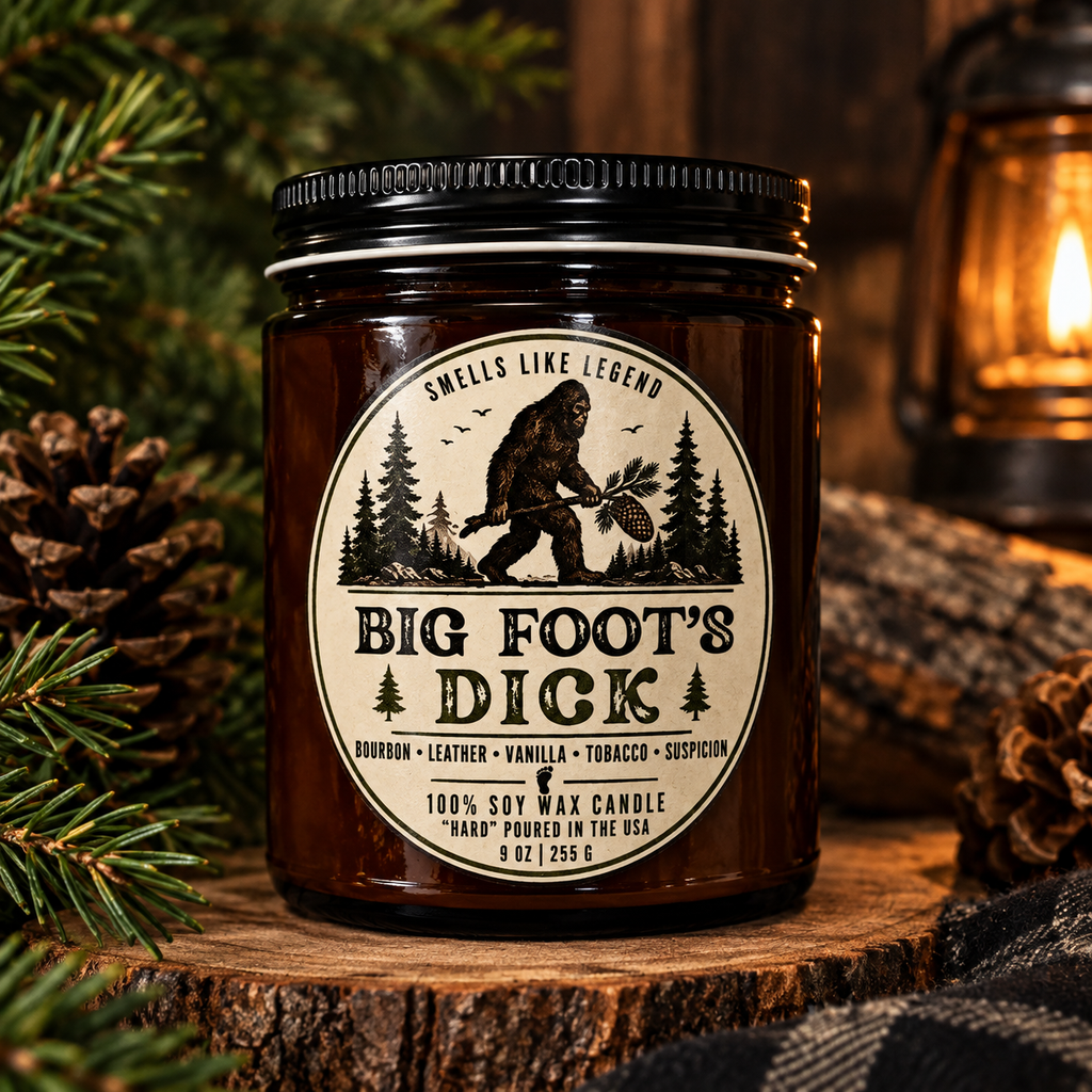 Big Foot's Dick - 9 oz Scented Candle