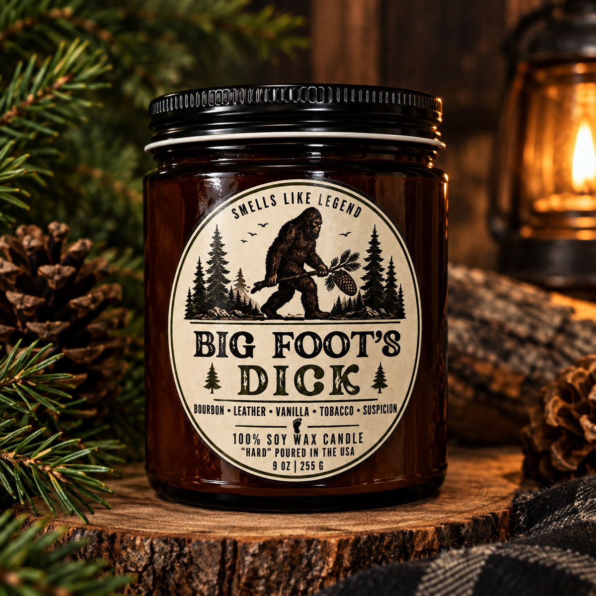 Big Foot's Dick - 9 oz Scented Candle