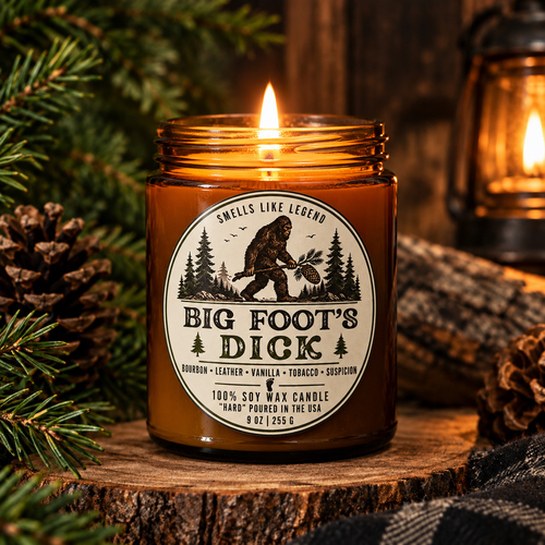Big Foot's Dick - 9 oz Scented Candle